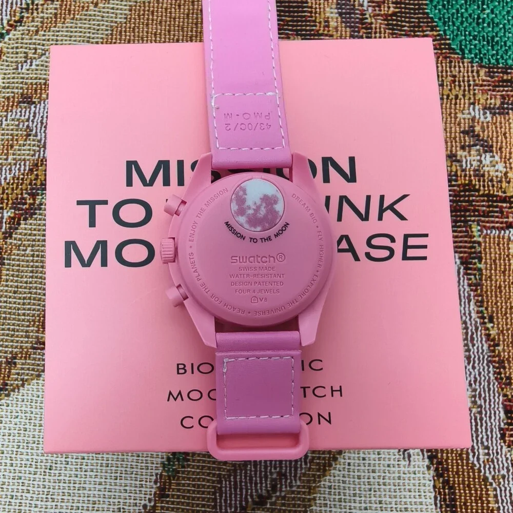 Swatch x Omega MISSION TO THE PINK MOONPHASE Watch